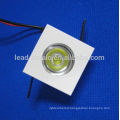 white shell mini dimmable 1w led light